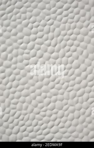 White abstract surface with humped pattern Stock Photo