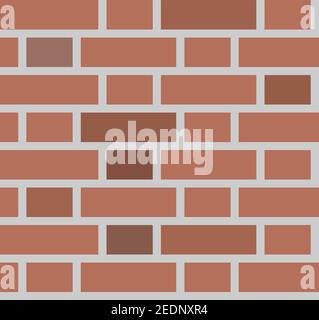 Brick Texture Seamless Background on illustration graphic vector Stock Vector