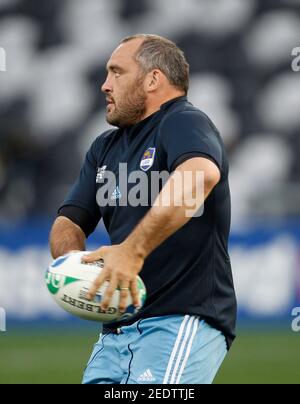 Rugby Union - Argentina Training - Otago Stadium, Dunedin, New Zealand -  9/9/11 Argentina's Lucas Gonzalez Amorosino Mandatory Credit: Action Images  / Paul Harding Stock Photo - Alamy