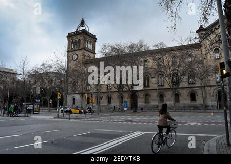 Barcelona University Faculty of Mathematics Stock Photo