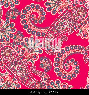 Paisley pattern, great design for any purposes. Seamless background Stock Vector