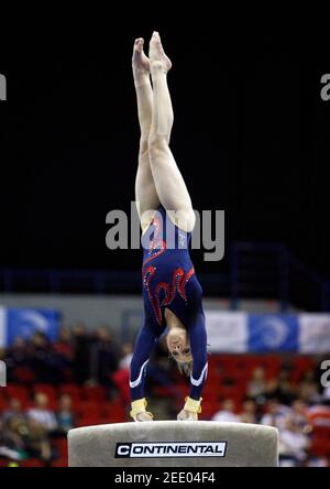 Jocelyn HUNT of Great Britain at the womens Gymnastics, competing at ...