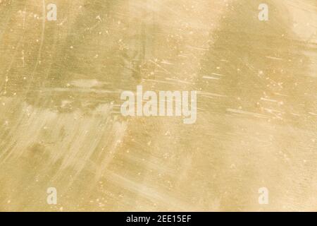 Texture of a beige scratched wall in a close up view Stock Photo
