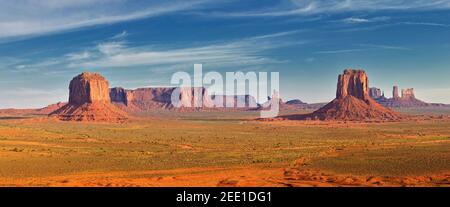 Monument Valley from the Artist's point, Arizona, United States Stock Photo