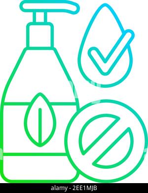 Silicone freechalk gradient linear vector icon Stock Vector