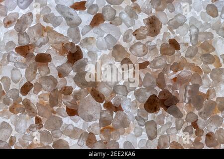 Crystals of pink Himalayan salt Stock Photo