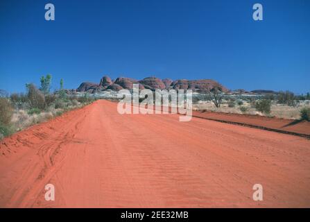 Australia. Northern Territory. Alice Springs region. The Kata Tjuta (Mount Olga) (The Olgas). Stock Photo