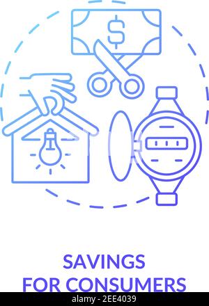 Hydropower remaining cheap of electricity concept icon Stock Vector