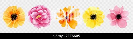 Vector floral bouquet design: garden pink peach lavender creamy powder pale Rose wax flower. Wedding vector invite card Watercolor designer element Stock Vector