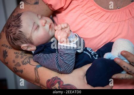 german baby born with muscles
