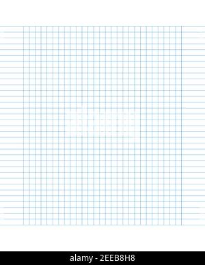 Grid paper. Abstract squared background with color lines. Time management concept. Pattern for school, copybooks, notebooks, diary, notes, books Stock Vector