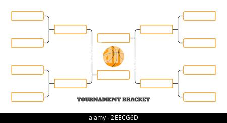 Premium Vector  8 team tournament bracket championship template flat style  design vector illustration