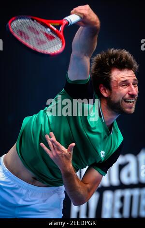 Belgian Sander Gille pictured during the 'Australian Open' tennis Grand ...