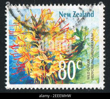 NEW ZEALAND — CIRCA 1989: stamp printed by New Zealand, shows  ginger, circa 1989 Stock Photo