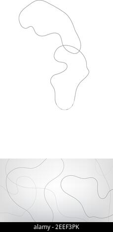 Gray tone color and white color arrowed background, illustration Stock Vector