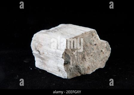 gypsum mineral sample Stock Photo