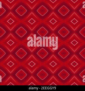 Watercolor red textured seamless pattern, color abstract ornate background. Vector illustration for web, template, fabric, textile. Stock Vector