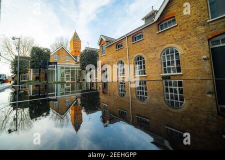 LONDON-  St George Filmworks in Ealing- a large new residential and leisure development in West London Stock Photo
