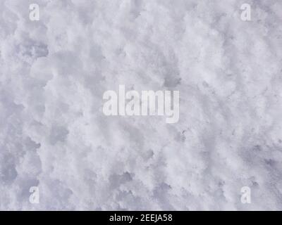 Snow full frame photo texture. Ideal for winter events compositions Stock Photo
