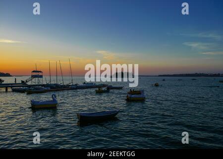 Beautiful view of Upper lake, Bhopal, Madhya Pradesh, India Stock Photo ...