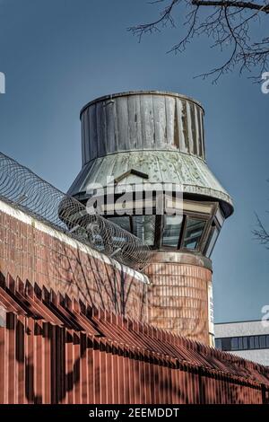 JVA Moabit, Justizvollzugsanstalt, Wachturm, Berlin-Moabit, Deutschland, Europa Stock Photo