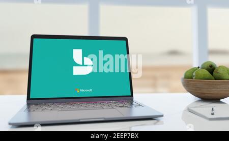 Guilherand-Granges, France - February 16, 2021. Notebook with Microsoft  Lists logo. Microsoft 365 app that helps you track information and organize  wo Stock Photo - Alamy