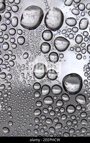 frozen water condensation that condensed inside a plastic water bottle ...