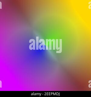 Polar mirrored abstract gradient colors blur background. multicolor blurred metallic texture image. vibrant motion backdrop wallpaper. Stock Photo
