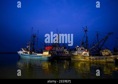 Fishing boats, Steveston, Richmond, British Columbia, Canada Stock Photo