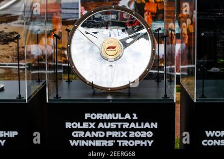 The Australian Grand Prix Trophy during the Formula 1 Rolex