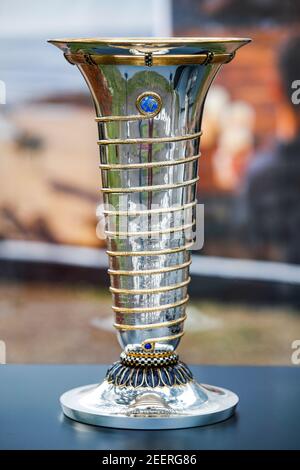 Formula 1 world championship trophy hi-res stock photography and