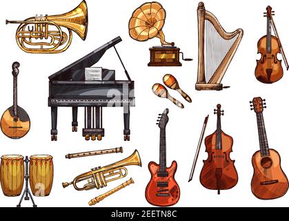 Music Instruments Line: Over 70,896 Royalty-Free Licensable Stock  Illustrations & Drawings | Shutterstock