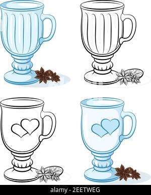 Glasses Goblets Stock Vector