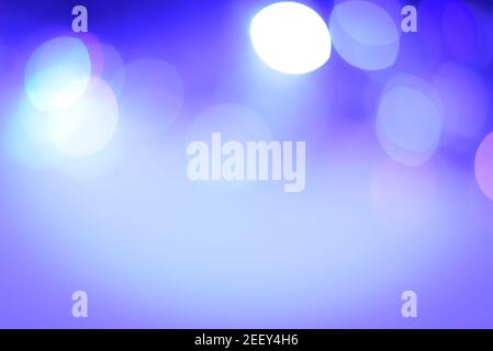 cold background with natural defocused bokeh lights Stock Photo