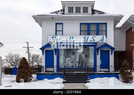 Hitsville, USA, Motown, Detroit, Michigan, USA, by James D Coppinger/Dembinsky Photo Assoc Stock Photo