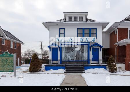 Hitsville, USA, Motown, Detroit, Michigan, USA, by James D Coppinger/Dembinsky Photo Assoc Stock Photo
