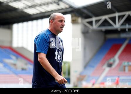 Soccer Football Championship Wigan Athletic V Blackburn Rovers Dw Stadium Wigan Britain June 27 2020 Wigan Manager Paul Cook Before The Match As Play Resumes Behind Closed Doors