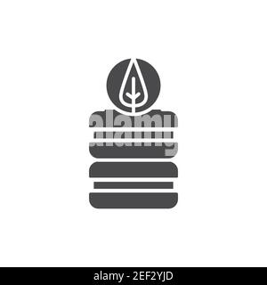 Matcha macaroons olor line icon. Pictogram for web page, mobile app, promo. UI UX GUI design element. Editable stroke. Stock Vector