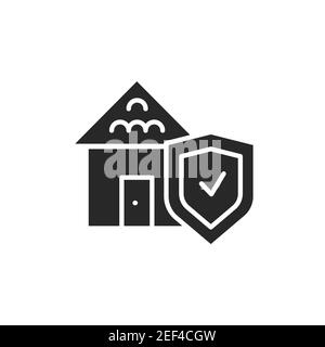 Production insurance color line icon. Isolated vector element. Outline pictogram for web page, mobile app, promo Stock Vector