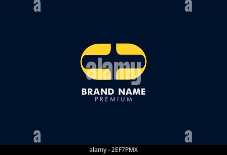 Modern Letter C D CD Logo Vector Template suitable for personal or business product brand Stock Vector