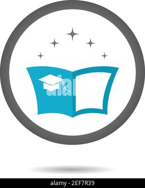 Education Logo Template vector icon illustration design Stock Vector