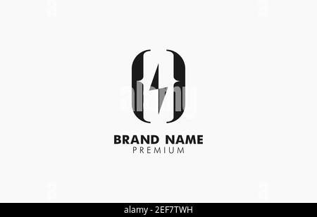 Letter O Power Energy Code Logo Vector Template suitable for programming code computer business business product Stock Vector