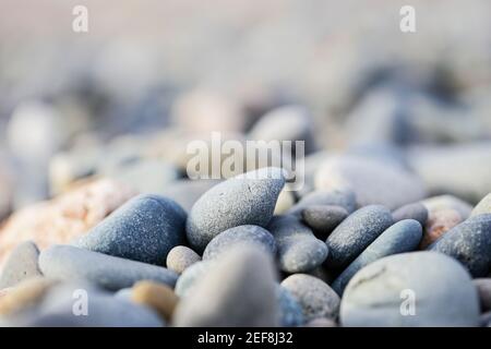 There is pebbles nice background for nature image. Stock Photo