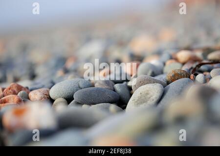 There is pebbles nice background for nature image. Stock Photo