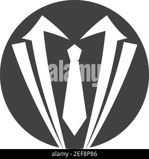 Tuxedo logo template vector icon illustration design Stock Vector