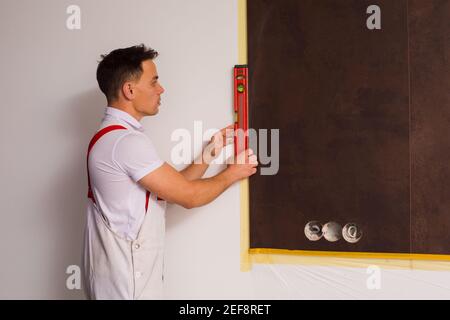 No limits in perfection for good repairman Stock Photo