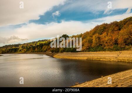 looking over reservoir Raymond Boswell Stock Photo