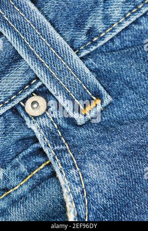 Close Up Detail Four Belt Loops On Blue Jeans Stock Photo, Picture and  Royalty Free Image. Image 28940881.