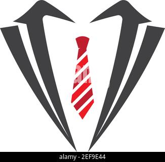 Tuxedo logo template vector icon illustration design Stock Vector