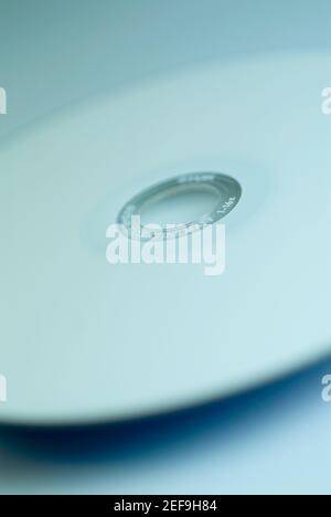 Close up of a CD in a cd case Stock Photo